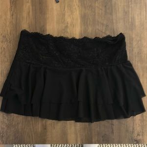 Black I am Gia lace mini skirt size xs